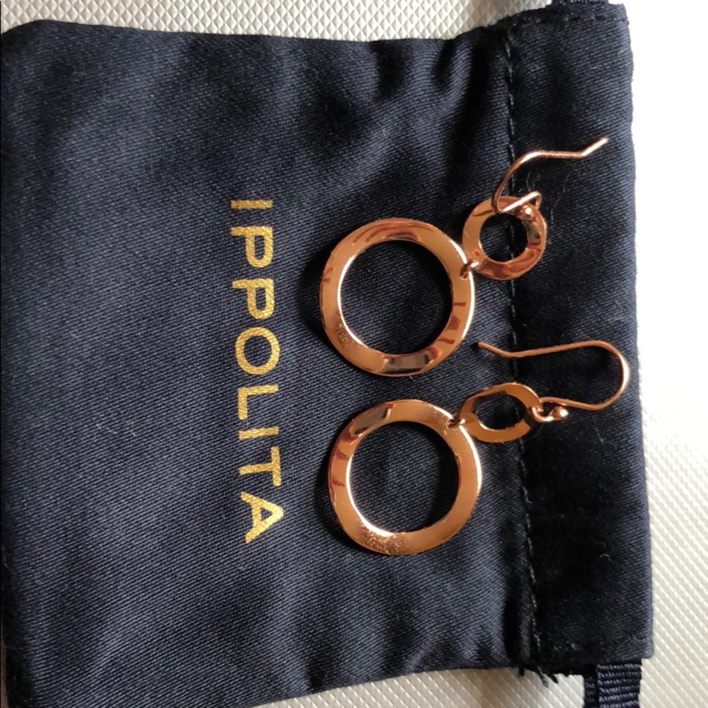 Beautiful rose gold Ippolita earrings